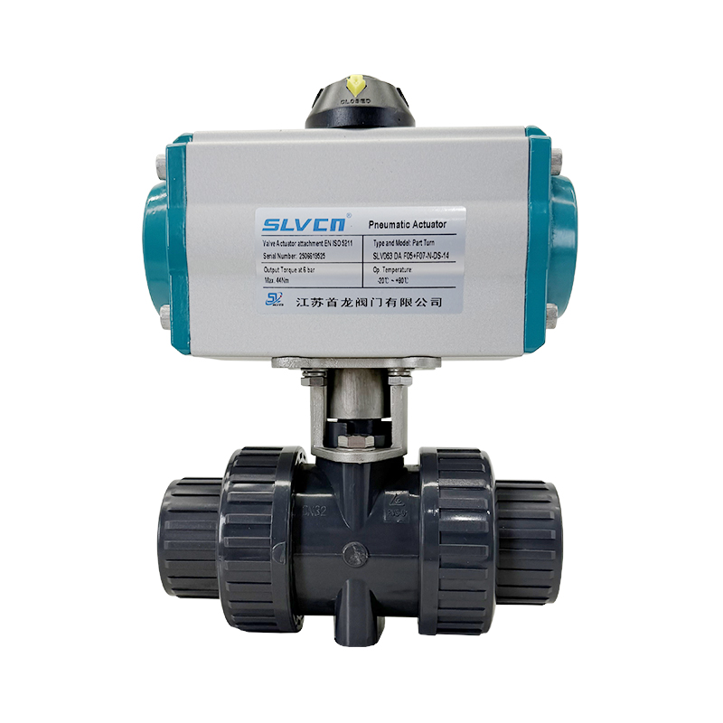 【SLVCN】氣動UPVC球閥